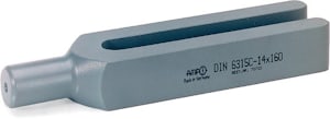 Вильчатый прихват с круглым прижимным выступом AMF DIN 6315C  